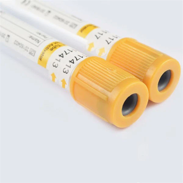 Geeli ja hyytymisaktivaattori Vaccum Blood Collection Gel and Clot Tube