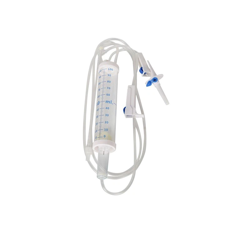 60drops/ml Medical Disposable Pediatric IV Infusion Set With Burette