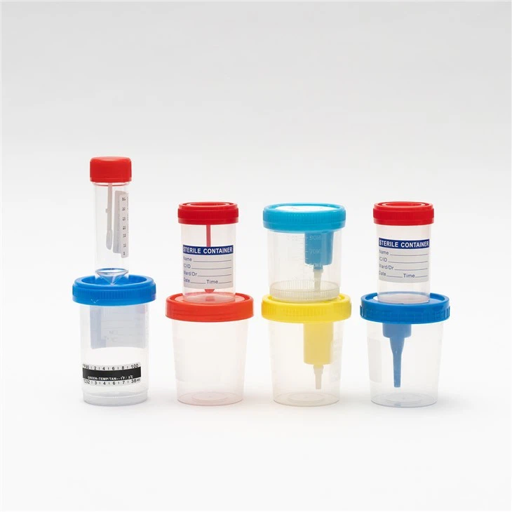 China Disposable Stool Container With The Spoon Screw Cap