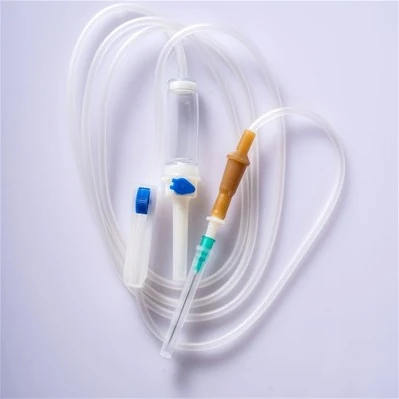 Disposable Medical Infusion Set With Burette