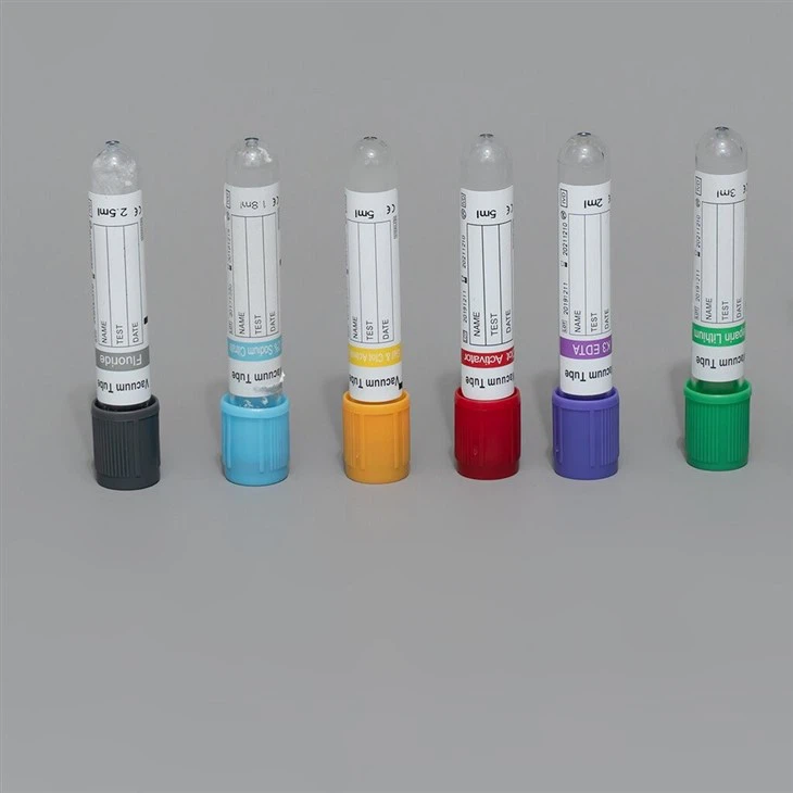 Vacuum Blood Collection Tube Purple Top PET/Glass Tube With EDTA